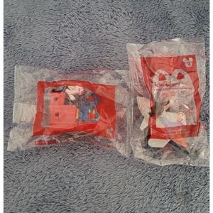 2-Walt Disney World Runaway Railway McDonalds Toy #1 & 2 Goofy & Mickey New 2020